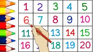 Kids Counting 1 to 20 | Easy Number Learning for Toddlers & Nursery