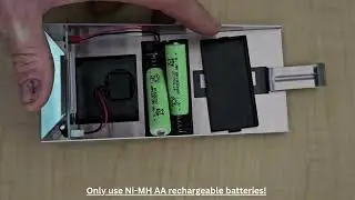 Change batteries in a Velux Solar Night Light