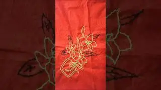 beautiful embroidery design on table cloth!! #ytshorts #shorts #beautiful #embroidery #design