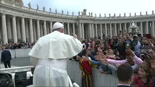 General Audience: pope explains the arrival of Christianity in Europe