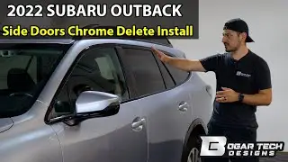 Subaru Outback 2020-2025 Side Chrome Delete Install
