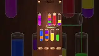 Color Water Sort Woody Puzzle Level 9 Walkthrough Solution Android/iOS