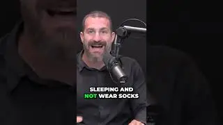 The Shocking Truth About Sleeping with Socks You Won't Believe w/ Dr. Andrew Huberman! 💤 🧦