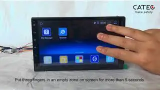 Instruction of Calibration Screen of Android universal headunit