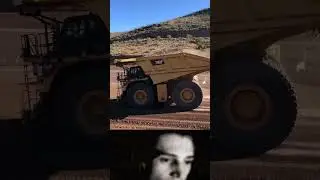 Mining Truck Emergency Stop #shorts #truck #ytshorts