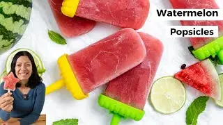 How to Make Healthy Watermelon Popsicles &ndash; No Added Sugar!