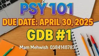 PSY101 GDB Solution | The Psychodynamic Approach | Due Date 30th April 2025