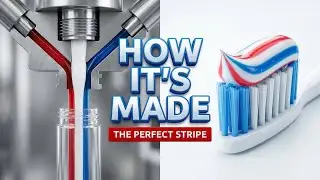 Inside the Toothpaste Factory | How the Stripes Are Made (ASMR)
