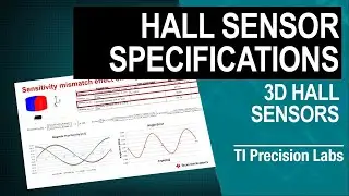 Specifications of 3D Hall-effect sensors