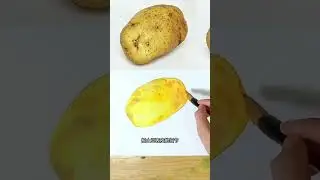 How to draw potatoes in watercolor#watercolordrawing #painting #art #learning #vegetables