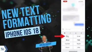 iOS 18's new text formatting and effects in messages | Kurt the CyberGuy