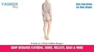 ★★★ Fraiche by J Print Chiffon Romper ★★★