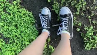 I went exploring in the forest in the neighborhood in Texas