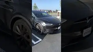 At a Tesla Supercharging Station