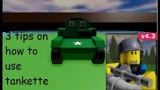 3 Tips on how to use tankette!(NIC beginner friendly)