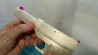 Нарисовал я мухобойку. (3D printed Salt Gun, kill fly)