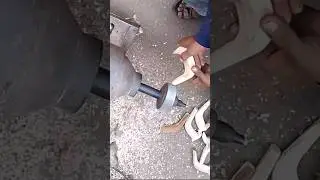 Sickle  handle polshing  process | The power of tools and machinery make work easy