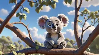 Koala Climbed the Cotton Tree 🐨🌳 | Adorable Nursery Rhyme for Kids