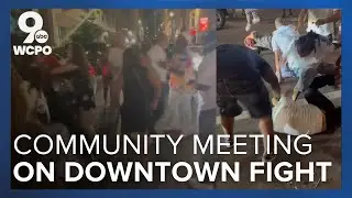 Cincinnati community leaders meet to discuss downtown fight caught on video