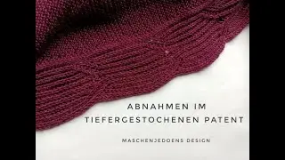 Abnahmen im Tiefergestochenem Patent