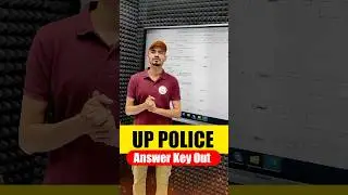 🚨🚨 UP POLICE 🔥🔥Answer Key Out #uppoliceexam #shorts #uppoliceanswerkey2024