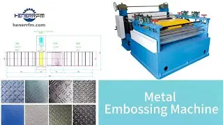 Metal embossing machine