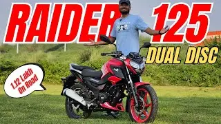 2025 TVS RAIDER 125 with DUAL DISC & ABS
