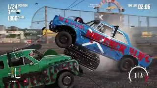 Wreckfest PS4 Gameplay | Deathmatch