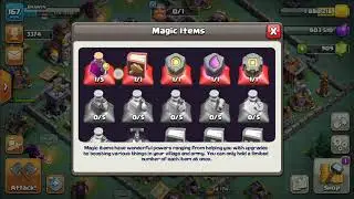 All magic items in coc | coc magic items | book of building | rune of elixir, gold, builder gold etc
