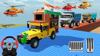 Drive Truck And Unloading Stone From Dumper Truck In 3d Game #truck #jcb #dumper #gamingvideos 