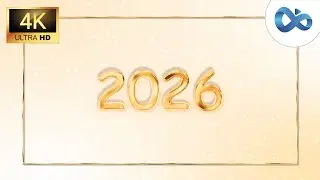 #Happy #New #Year 2026 #golden #foil #balloons background beautiful 3D golden confetti. Happy New