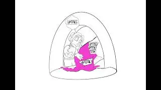 Drewface original artwork inspired by a Michigan snowstorm. Pink Easter egg references the Pink 