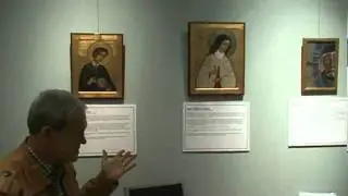 Michael Galovic at Mary MacKillop Place talks about his icons