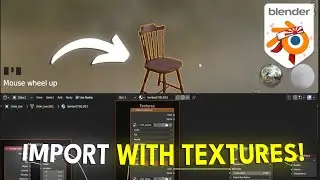 How to Import Models With Textures Into Blender