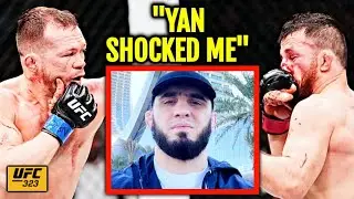 Islam Makhachev&rsquo;s Honest Reaction to Merab Dvalishvili vs Petr Yan Rematch | UFC 323
