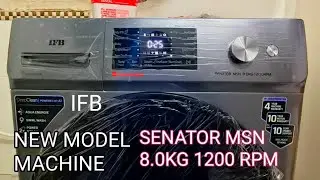 IFB NEW MODEL MACHINE || SENATOR MSN 8.0KG 1200 RPM FULL DEMO how to use washing machine #demo