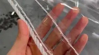 PVC clear tarpaulin with ropes-Foshan LiTong FanPeng Co., LTD