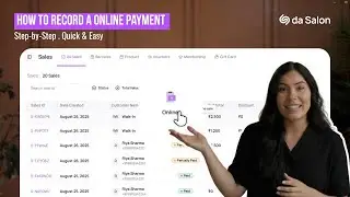 How to Record Online Payments | Fast & Hassle-Free Transactions in da Salon