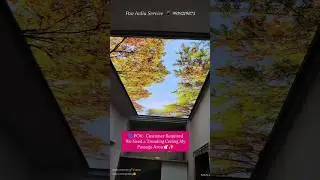 Stretch ceiling Pan India service with installation 📱9919219873#ceilingideas #trending #shorts