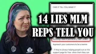 14 Lies MLM Reps tell you