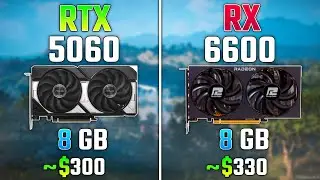 RTX 5060 vs AMD RX 6600 | Test in 7 Games | 1080p