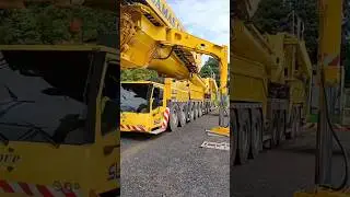 SLM.G! Mobile Cranes Unloading #crane,#cranetruck ,#shorts ,#youtubeshorts ,#trend, viral,#raftatech