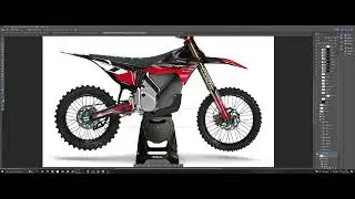 STARK FUTURE Motocross PSD Mockup &ndash; 1-Click Smart Object with Custom Colors