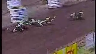 Dirtbike Wreck:  Ricky Carmichael and James Stewart