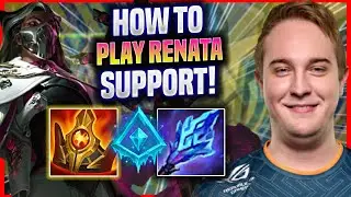 LEARN HOW TO PLAY RENATA SUPPORT LIKE A PRO! - RGE Trymbi Plays Renata Support vs Pyke! |