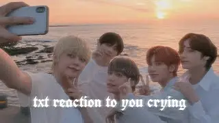 Txt reaction to you crying
