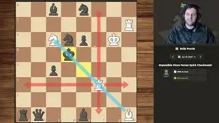 IMPOSSIBLE MOVE Forces Quick Checkmate!
