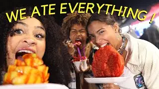 TRYING EVERYTHING AT A STREET FOOD MARKET