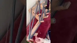 Warping an inkle loom to make a traditional Celtic band #celtic #weaving #wool #handmade