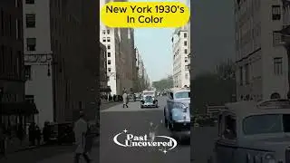 New York 1930's in color #pastuncovered #nowandthen #uncoveringhistory